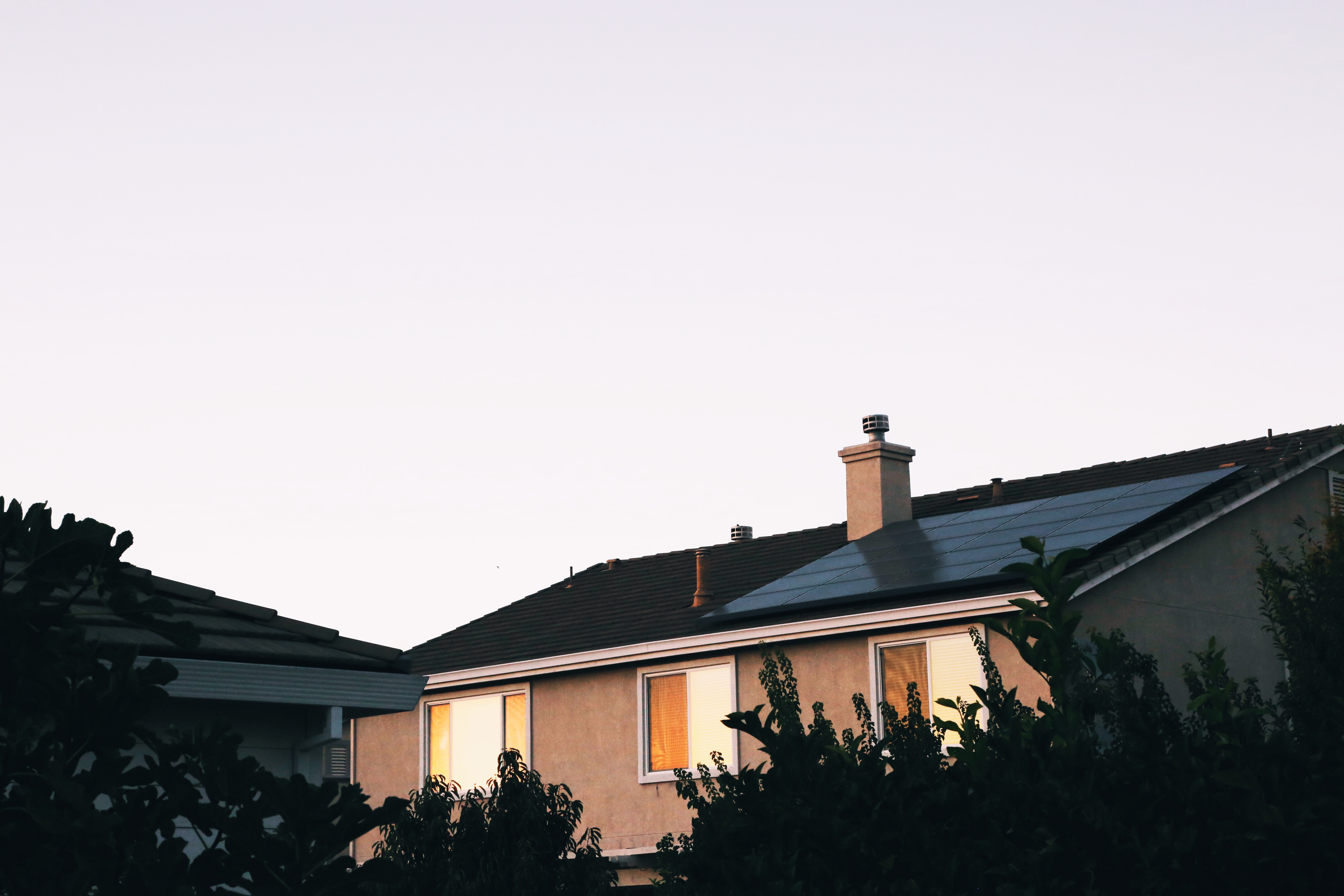 Background Image of Solar on House